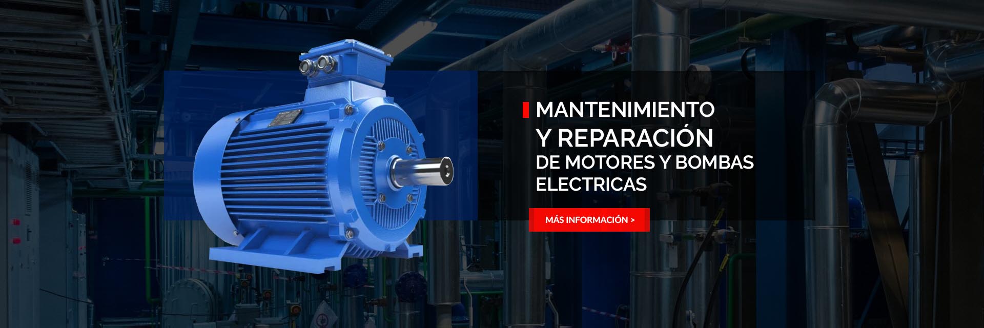 Mantenimiento y Reparacion de motores y bombas electricas